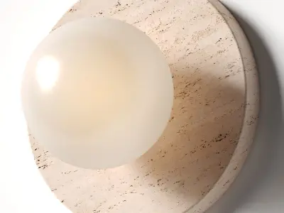 Blue print lighting - LUCIE FLUSH MOUNT 3D model