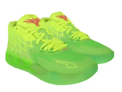 Rick and Morty x Puma MB 01 3D model