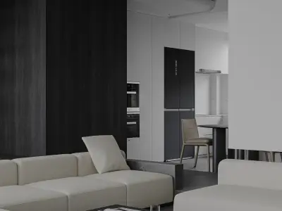 apartment interior scenes     3D model 24