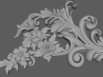 Decor for furniture 3D model 52