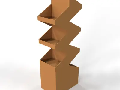 Point of Sale Cardboard Display Stand Texture