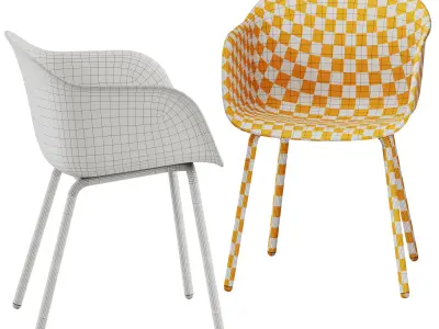 Muuto Fiber Outdoor Armchair 3D model