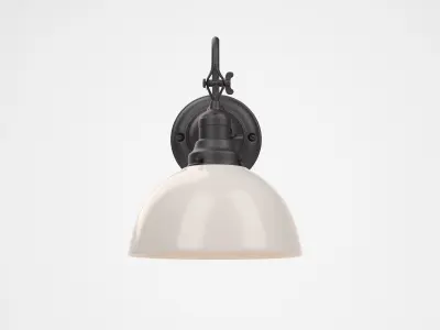Fords Mill Single Swing-Arm Sconce 3D model