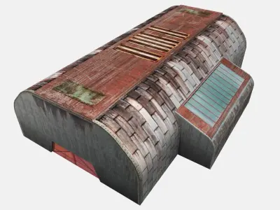Old Factory Low-poly 3D model purchase