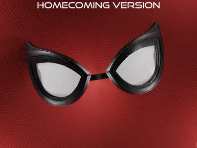 MCU Spider-Man Homecoming Movable Lenses 3D model