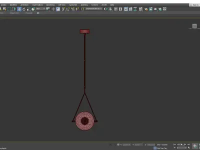 BETH chandelier Low-poly 3D model