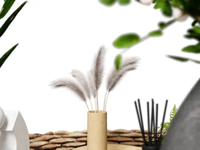 Decorative set 09 3D model 11