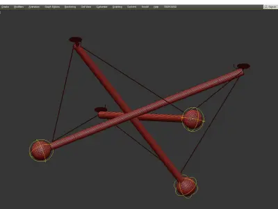 ED036 CHANDELIER Low-poly 3D model