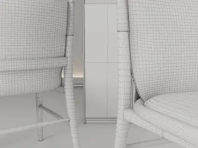 Chair Jens SJ51B  3D model