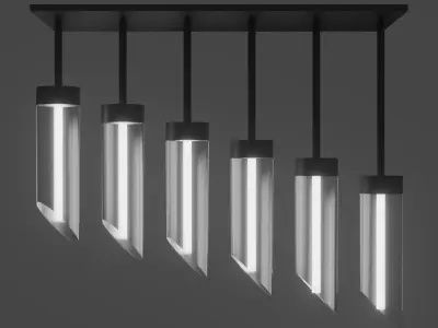 modern lights   3D model