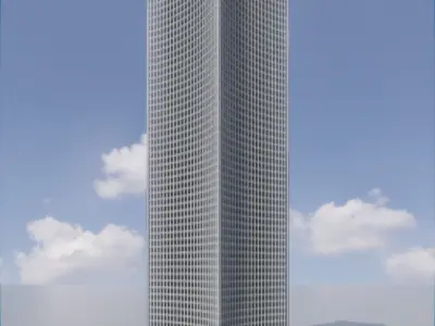 Parametric Building 1c9 3D model