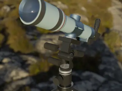 Telescope 3D model