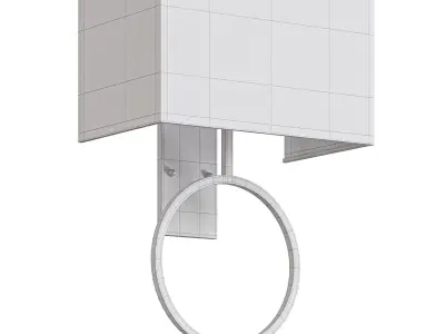 Rhys Brass Sconce By Arhaus 3D model