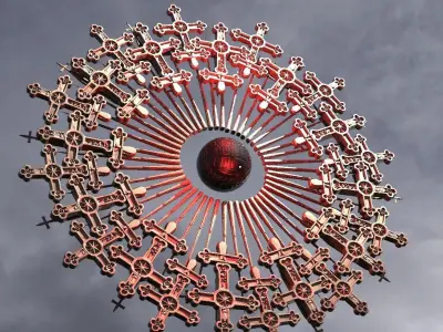 Golden Angel Vortex ring 2  3D model