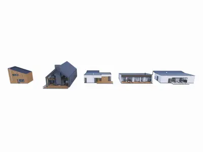  House Pack of 20 - Created with fully parametric Revit Families 