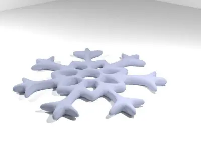 Snowflake - Type 3 3D model