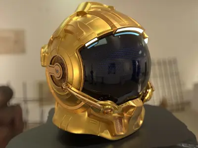 Space helmet 3D model