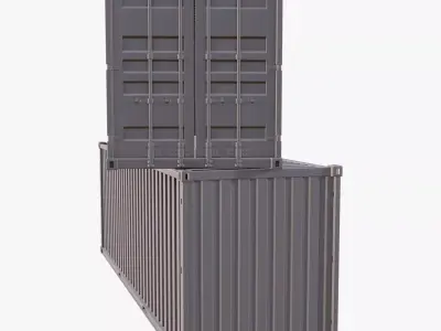 Cargo Shipping Container M1 3D model