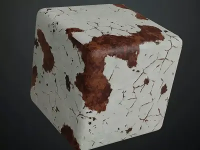 Machinery Chipped Paint PBR Seamless Texture