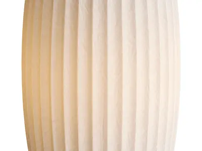 Bubble Lotus Floor Lamp Herman Miller Nelson Cigar 3D model