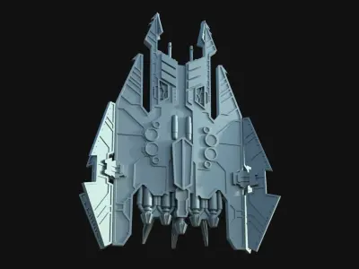 HARBINGER CHAOS BOMBER 3D print model