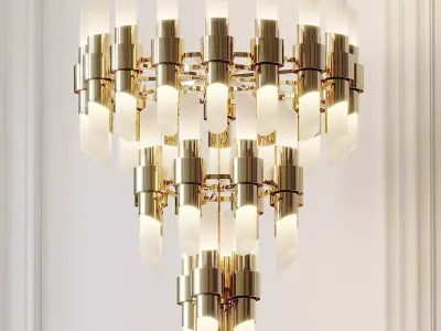 Tychho Chandelier by LUXUU 3D model