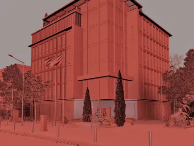 Office Building 3D model