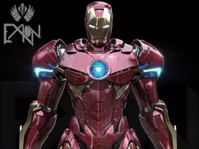 Iron Man MK88 Last Stand Armor 3D model
