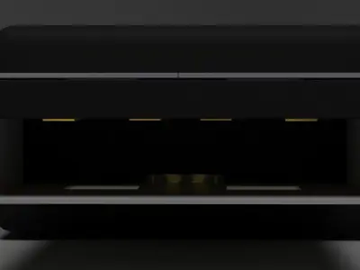 USB MODEL A MALE E FEMALE Low-poly 3D model