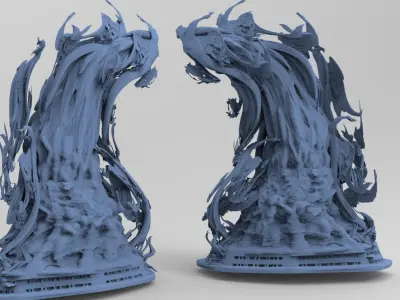 Dantes Ghost stone great archways 3D model