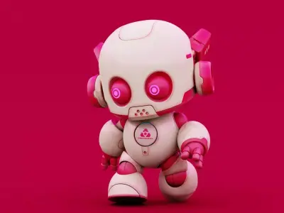 ROBO G-6  Rigged for Unreal Engine - Unity - MIXAMO 3D model