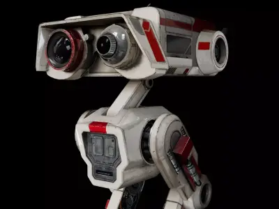 BD-1 Droid - Rigged and Textured Jedi Fallen Order 3D  Model Low-poly 3D model