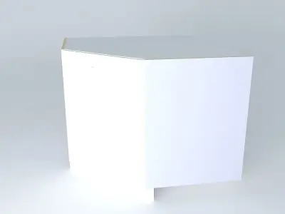 BC2D0D cube with light on top Free 3D model