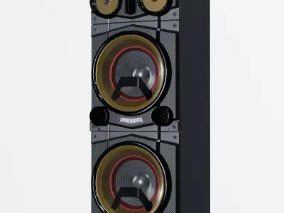 Speaker Low-poly 3D model