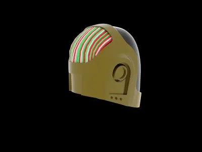 Daft Punk Helmet 3D model