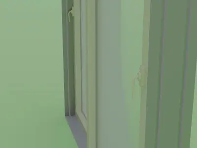 Big sliding window 200x200 3D model