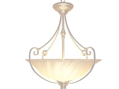 Classic Pendant Chandelier 3D model