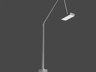 Industrial Lamp Low-poly 3D model