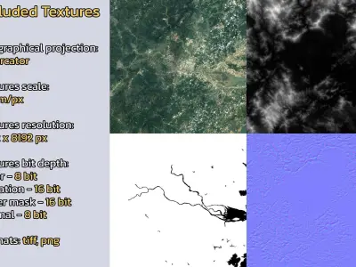 Zhangzhou China City Landscape 3D Model 3D model