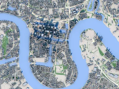 London City England 3D model