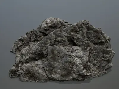 Rock  Gate Low-poly 3D model buy