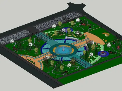 Sketchup Plaza 198 3D model
