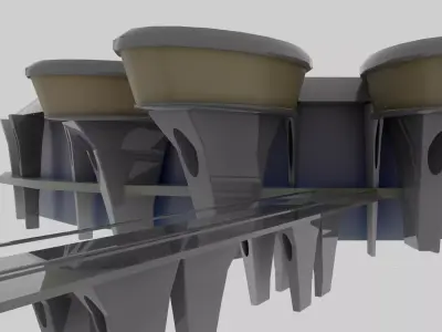 Single Fmaily Home Free 3D model