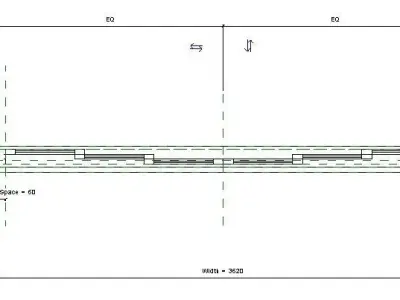 Revit Parametric Sliding Door 3D model
