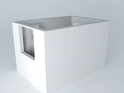Nursery box with door Free 3D model