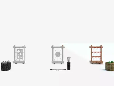 Outdoor throwing toys 3D model