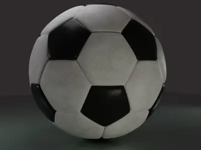 Soccer Ball 3D Model Low-poly 3D model