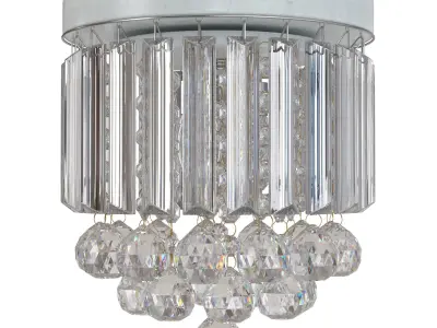 Small Modern k9 Crystal Chandeliers Fixtures for Bedroom 3D model