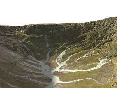 Mountain 001 3D model