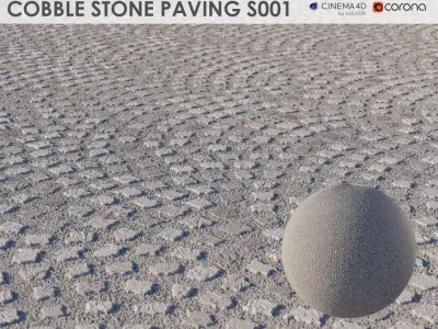 Cobblestone Pavement - S001 - 8k Seamless Texture  Texture